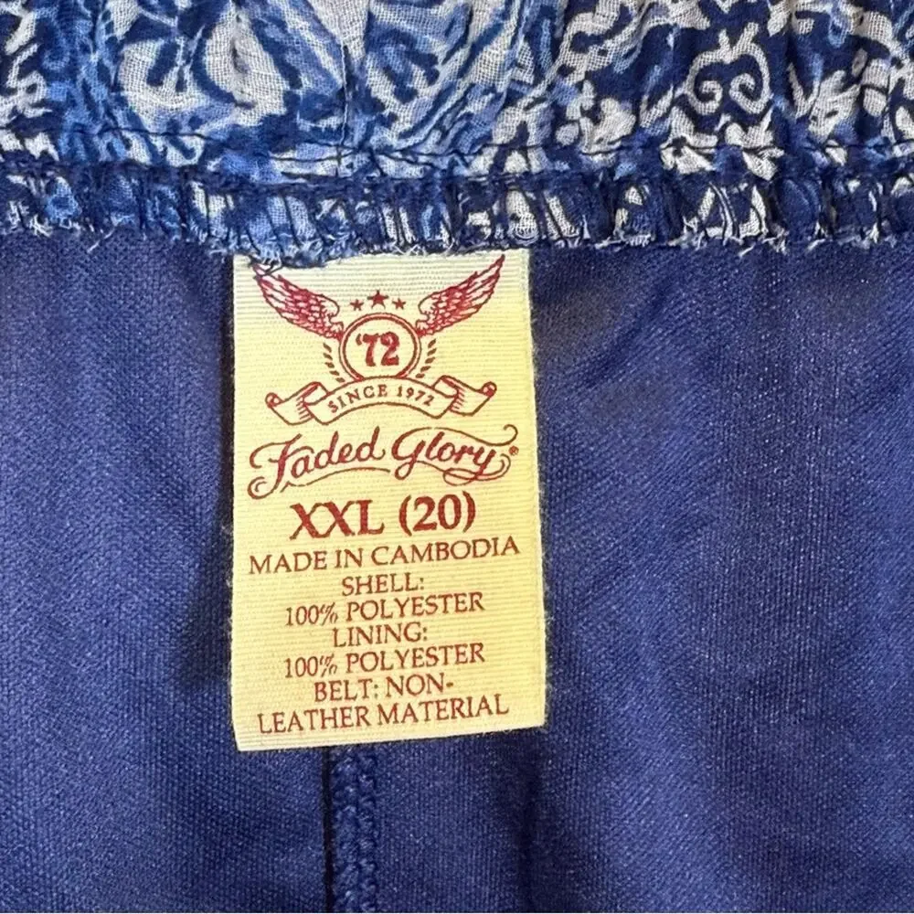 Faded Glory, Maxi Skirt, Fun Print. Size XXL. In excellent condition! - Picture 5 of 6
